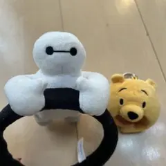 ベイマックス プーさんの帽子付き　カチューシャ