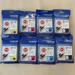★新品未開封★ Brother LC3117 インクカートリッジ 8本セットのサムネイル