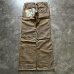 00s NICOLE python pocket flare denim Y2K