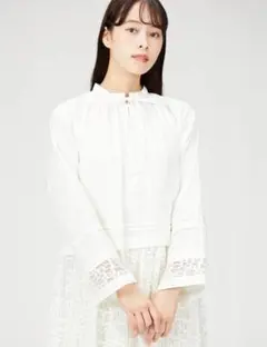 [リリーブラウン] スキッパーレースチャーチドレス LWFO224064 白