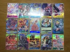 【ワンピースカード】パラレル＆シークレット１５枚セットのサムネイル