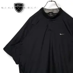 ​【希少00s/Y2K】NIKE GOLF プルオーバー ナイロン L 黒