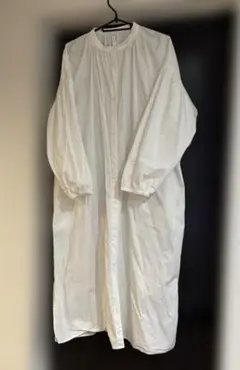 SELKEYS 白シャツ　ホワイト　ロングシャツワンピース　スタディオクリップ
