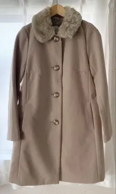 【earth music&ecology】ファーティペットＡラインコート