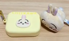 セット最安値☆ちいかわ ガチャ 寝そべりマスコット シリコンポーチ うさぎ