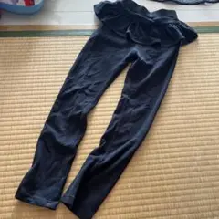 プティマイン　ブラックペプラムレギンス 130