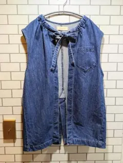 ★お値下げ中★2025人気⭐︎ebure ネイビー シースルーベスト【新品未使用】 2025年最新】カラー：ブルー系 ベスト・ジレの人気アイテム - メルカリ