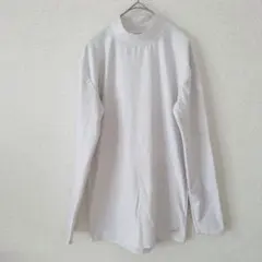bcg 長袖シャツ 【M】トレーニングウェア 白 スポーツウェア インナー
