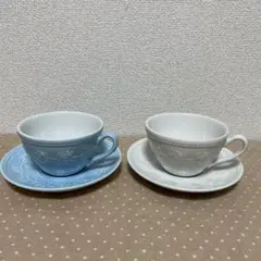 WEDGWOOD フェスティビティ ティーカップ＆ソーサー2客セット