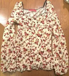 Pinky Girls 花柄 長袖 トップス