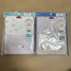 TOPVALU ベビー肌着 タンクトップ 70cm 4枚セット 新品　未使用