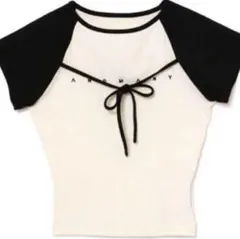 andmary AIma ribbon tops ivory - メルカリ