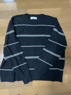 LOWRY'S FARM ストライプニットセーター