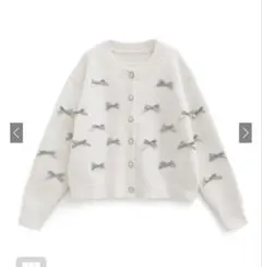 リボンニットカーディガン［Cu476］