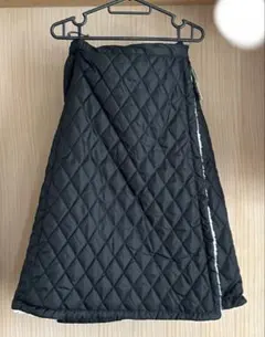 裏ボアキルトロング巻きスカート 2way