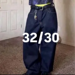 GAP ギャップ スーパーバギーデニム W32L30ダークリンス