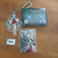 プロセカ スシローコラボ 初音ミク マルチポーチ コラボ限定カード