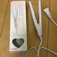 サンキューマート ホワイト ミニ ヘアアイロン