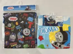신품 미개봉 きかんしゃトーマス 巾着袋 ウォッシュタオル 2枚組 コップ入れ