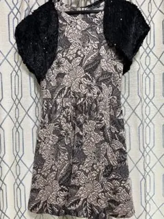 Noela フラワー柄ノースリーブワンピース