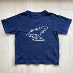 GU 恐竜Tシャツ サイズ130 ネイビー