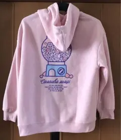 【おぱんちゅうさぎ】ガムボールパーカー ピンク