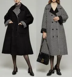 tnewties 口角にほくろがある彼女 2wayリバーシブルコート