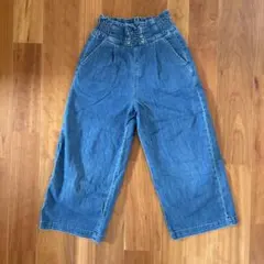 キッズ　裏起毛　あったか　ボトムス