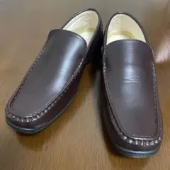 レザー スリッポン