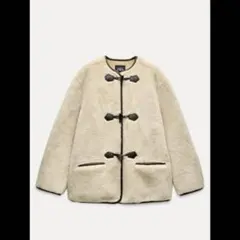 【最終値下げ】ZARA フェイクファートグルボタン付きコート