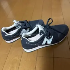 New Balance ネイビー スニーカー earthコラボ