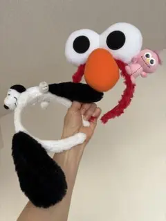 ユニバ カチューシャ／エルモ＆スヌーピー