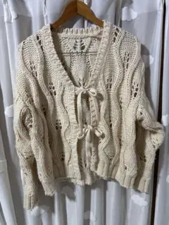 FREAK'S STORE アイボリー カーディガン サイズF