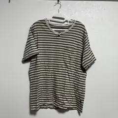 Eddie Bauer OUTDOOR Tシャツ Lサイズ ストライプ