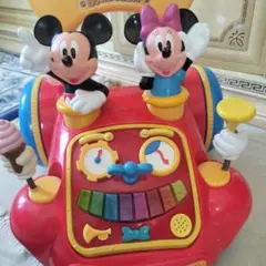 希少Disney TOONTOWN 手押し車 カタカタ ミッキー ミニーのサムネイル