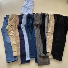 ユニクロメンズパンツまとめて（カーゴ・チノデニムユーズドショップ始める方