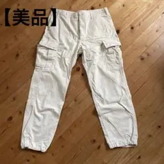 UNIQLO ユニクロ　アイボリー　カーゴパンツ ワークパンツ