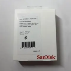 SanDisk ポータブルSSD SDSSDE61-2T00 箱に汚れ有2個 - メルカリ