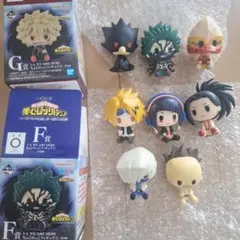 【新品】一番くじ　ヒロアカ　F賞G賞　ちょこのっこフィギュア　8点セット