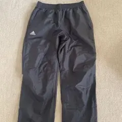 adidas 黒　ウィンドブレーカー　ナイロンパンツ　レディースS