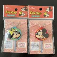 Disney ミッキー ミニー キーキャップ キーカバー 2個セット