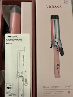 VODANA ボダナ グラムウェーブカーリングアイロン ピンク 40mm