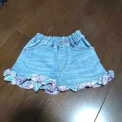 デニムフリルショートパンツのサムネイル