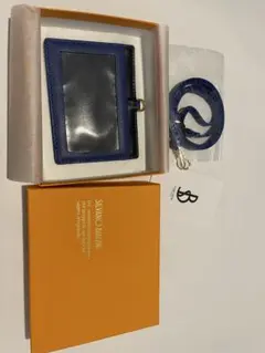 【新品】SILVANO BIAGINI / IDケース　ブルー　定期入れ