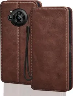 新品⭐️ AQUOS R7 ケース 手帳型　ブラウン