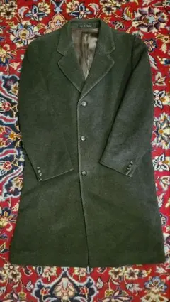 70s イギリス製 ADOLFO カシミヤチェスターコート アクアスキュータム