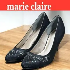 美品 marie claire マリクレール ブラック パンプス 送料無料のサムネイル