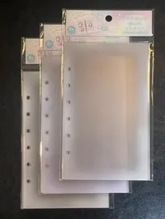 クーリア とうめいシールシート ホワイト リフィル 3袋セット