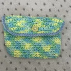【ハンドメイド】②手編みポーチ