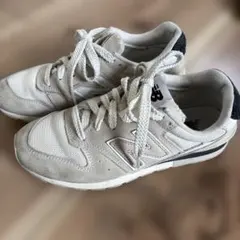 New Balance ランニングシューズ スタイルフィット ホワイト/グレー